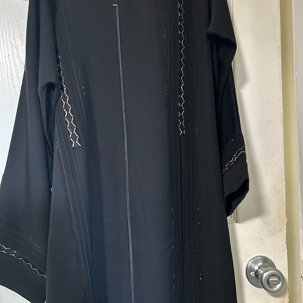 Black Long Sleeve Dress with Flowing Silhouette